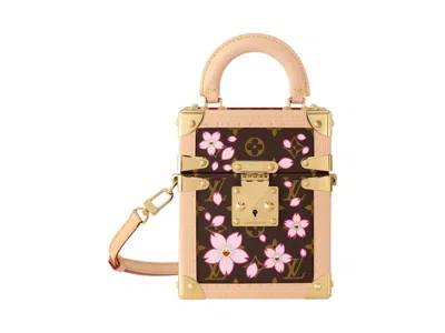 Pre-owned Louis Vuitton Women's  X Takashi Murakami Cherry Blossom Camera Box In Sakura Brown