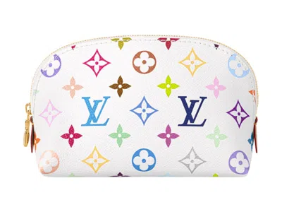 Pre-owned Louis Vuitton Women's  X Takashi Murakami Cosmetic Pouch Pm
