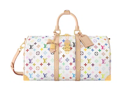 Pre-owned Louis Vuitton Women's  X Takashi Murakami Keepall Bandouliere 45