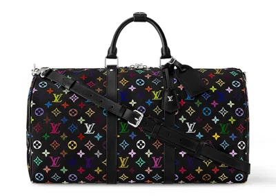 Pre-owned Louis Vuitton Women's  X Takashi Murakami Keepall Bandouliere 50 In Multi