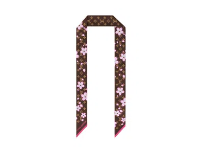 Pre-owned Louis Vuitton Women's  X Takashi Murakami Monogram Cherry Blossom Bandeau Bb In Sakura Brown