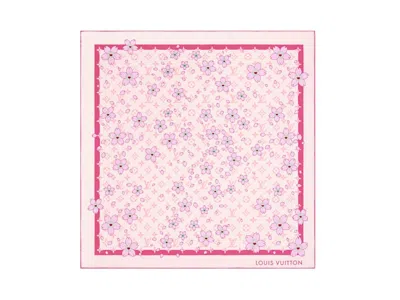 Pre-owned Louis Vuitton Women's  X Takashi Murakami Monogram Cherry Blossom Square 70 In Pink