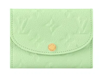 Pre-owned Louis Vuitton Women's  X Takashi Murakami Rosalie Coin Purse In Green Tea