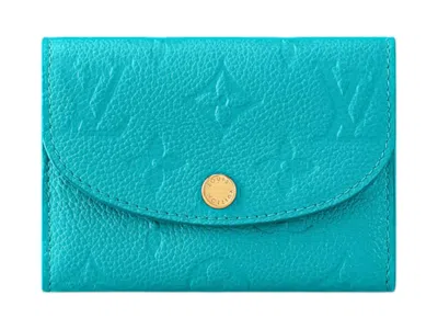 Pre-owned Louis Vuitton Women's  X Takashi Murakami Rosalie Coin Purse In Kabira Blue