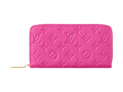 Pre-owned Louis Vuitton Women's  X Takashi Murakami Zippy Wallet In Kawaii Pink