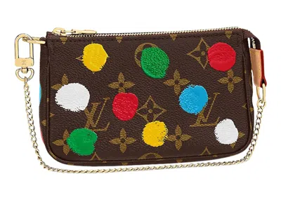 Pre-owned Louis Vuitton Women's  X Yayoi Kusama Mini Pochette Accessoires In Monogram