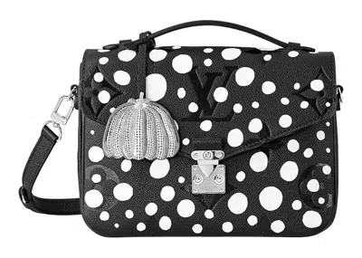 Pre-owned Louis Vuitton Women's  X Yayoi Kusama Pochette Metis In Black/white
