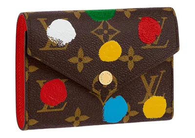 Pre-owned Louis Vuitton Women's  X Yayoi Kusama Victorine Wallet In Monogram