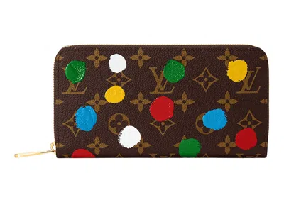 Pre-owned Louis Vuitton Women's  X Yayoi Kusama Zippy Wallet In Monogram