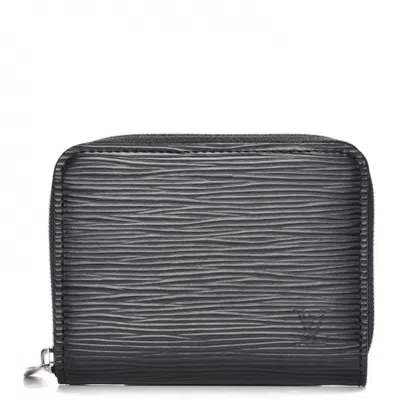 Pre-owned Louis Vuitton Women's  Zippy Coin Purse Epi In Noir Black