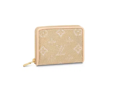 Pre-owned Louis Vuitton Women's  Zippy Coin Purse In Beige In Sand