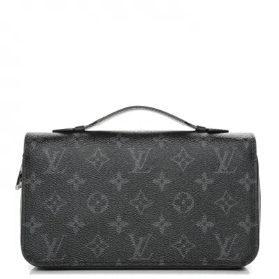 Pre-owned Louis Vuitton Women's  Zippy Wallet Monogram Eclipse Xl In Multi