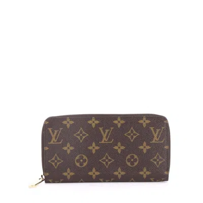 Pre-owned Louis Vuitton Women's  Zippy Wallet Monogram In Brown