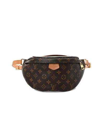 Pre-owned Louis Vuitton Women's Monogram Canvas Belt Bag In Brown