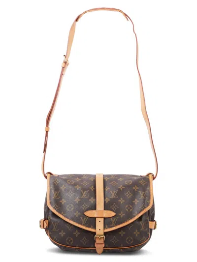 Pre-owned Louis Vuitton Women's Monogram Canvas Crossbody Bag In Brown