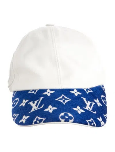 Pre-owned Louis Vuitton Womens Hat In Blue/white