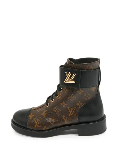 Pre-owned Louis Vuitton Wonderland Boots In Brown