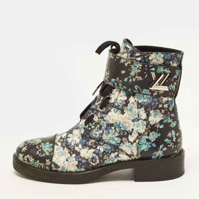 Pre-owned Louis Vuitton Wonderland Size 40 Multicolor Leather Ranger Boots