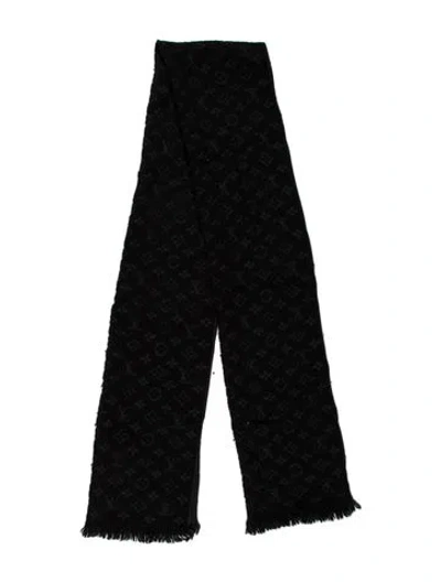 Pre-owned Louis Vuitton Wool 2021 Scarf In Black