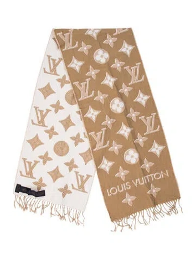 Pre-owned Louis Vuitton Wool 2023 Scarf In Neutrals