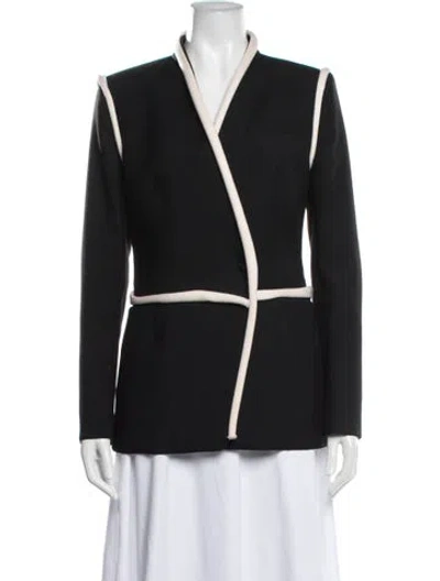 Pre-owned Louis Vuitton Wool Blazer In Black