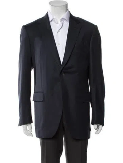 Pre-owned Louis Vuitton Wool Blazer In Gray