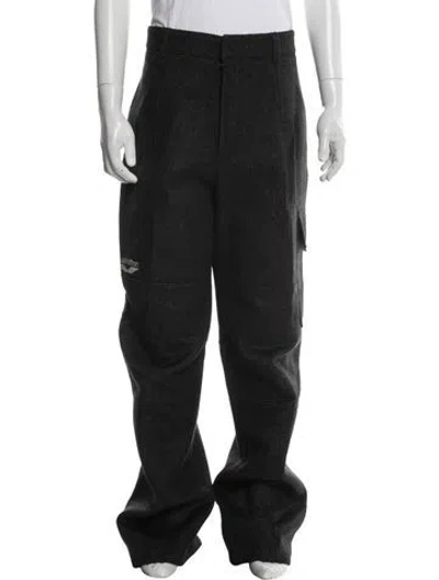 Pre-owned Louis Vuitton Wool Cargo Pants W/ Tags In Gray