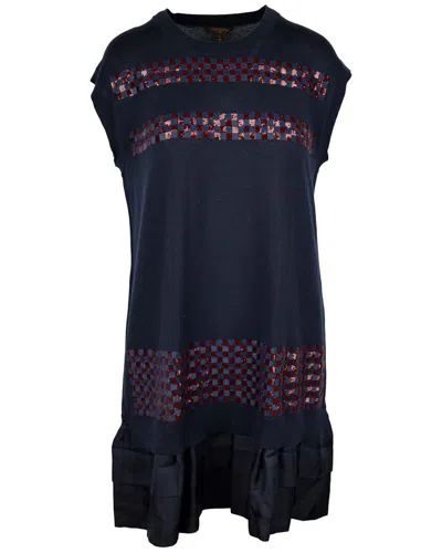 Louis Vuitton Wool Dress In Black