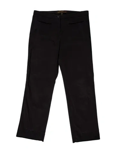 Pre-owned Louis Vuitton Wool Straight Leg Pants In Blue