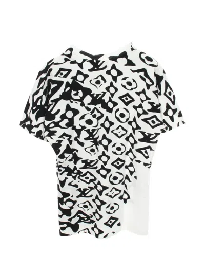 Pre-owned Louis Vuitton X 2010s Urs Fischer Monogram T-shirt In White