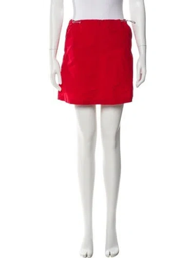 Pre-owned Louis Vuitton X America's Cup Mini Skirt In Red