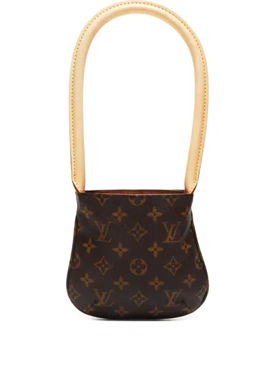 Pre-owned Louis Vuitton X Comme Des Garçons 2008s Party Shoulder Bag In ブラウン