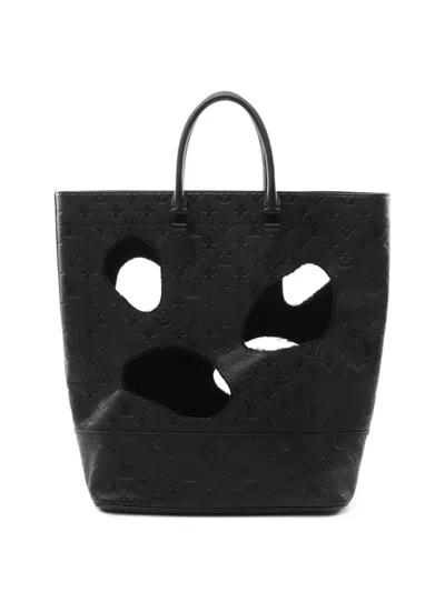 Pre-owned Louis Vuitton X Comme Des Garçons 2021 Bag With Holes Mm Tote Bag