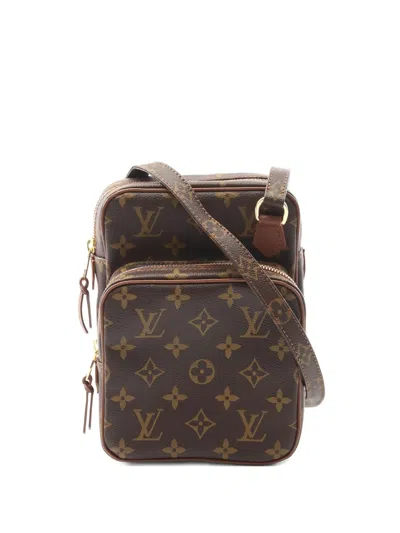 Pre-owned Louis Vuitton X Comme Des Garçons 经典logo单肩包 In Brown