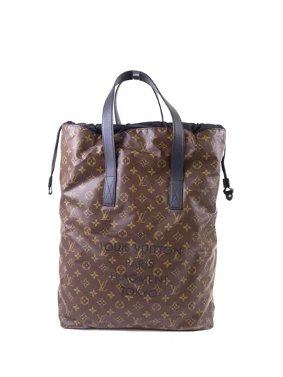 Pre-owned Louis Vuitton X Fragment Cabas Light Tote Bag In Brown