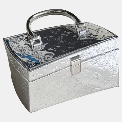 Pre-owned Louis Vuitton X Frank Gehry Collab Mirror Distortion Box In Silver