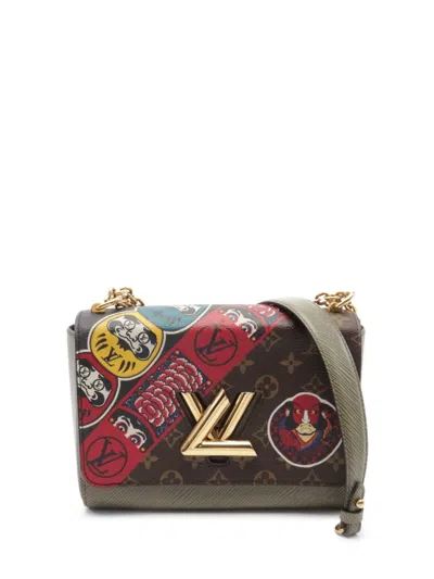 Pre-owned Louis Vuitton X Kansai Yamamoto 2017 Twist Mm Shoulder Bag In Green