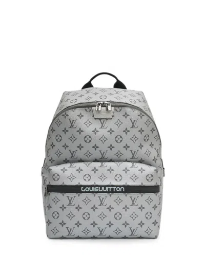 Pre-owned Louis Vuitton X Kim Jones 2018 Apollo Monogram Reflect Backpack In Gray