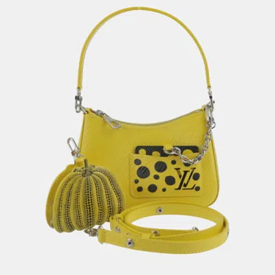 Pre-owned Louis Vuitton X Kusama Yayoi Yellow Epi Marly Mini Bag