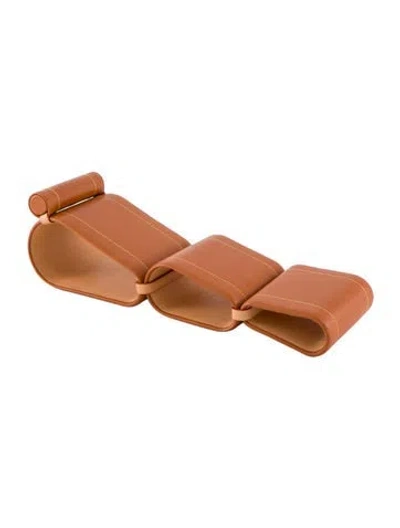 Pre-owned Louis Vuitton X Marcel Wanders Lounge Chair Lounger Miniature In Brown