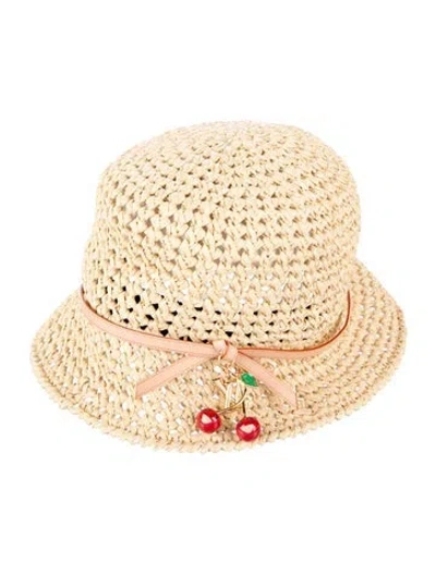 Pre-owned Louis Vuitton X Murakami Cerise Charms Hat In Neutrals