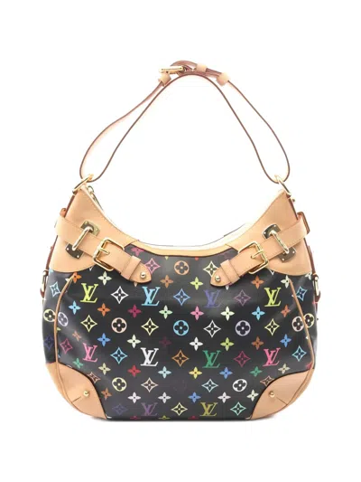 Pre-owned Louis Vuitton X Murakami Greta Shoulder Bag In Black