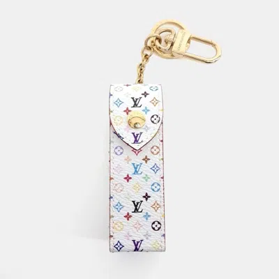 Pre-owned Louis Vuitton X Murakami Lipstick Case Bag Charm In Multi