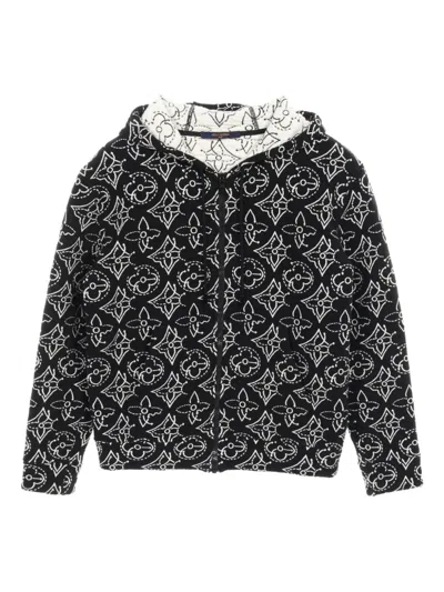 Pre-owned Louis Vuitton X Nba 2010s Monogram Flower Hoodie In Black