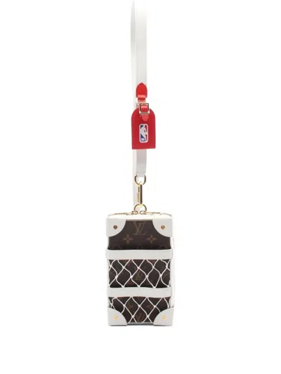 Pre-owned Louis Vuitton X Nba 2020 Phone Box Cross Body Bag In ブラウン