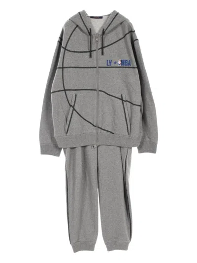Pre-owned Louis Vuitton X Nba 2020s Tracksuit Set In Gray