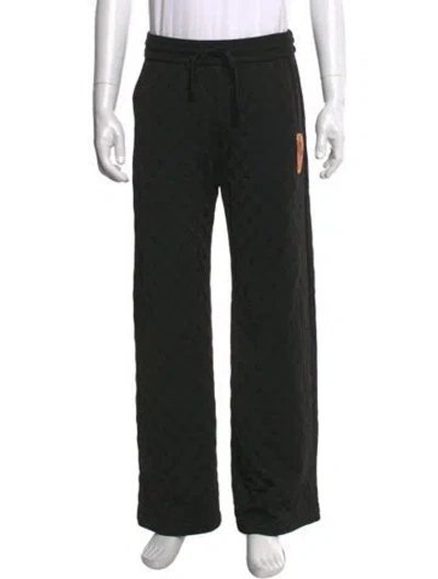 Pre-owned Louis Vuitton X Nba 2021 Lv Monogram Lounge Bottoms In Black