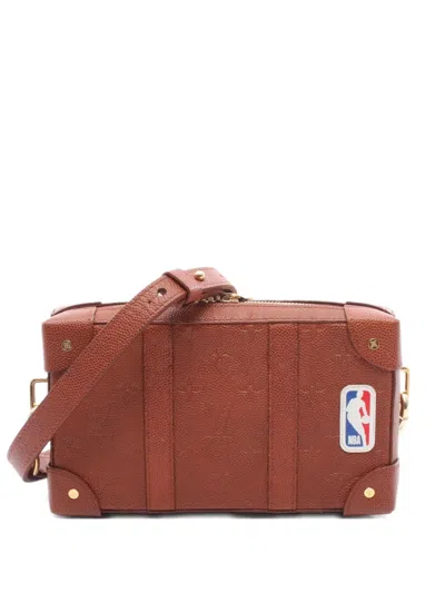 Pre-owned Louis Vuitton X Nba 2021 Soft Trunk Shoulder Bag In Brown