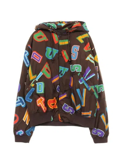 Pre-owned Louis Vuitton X Nba Hooded Jacket In Brown