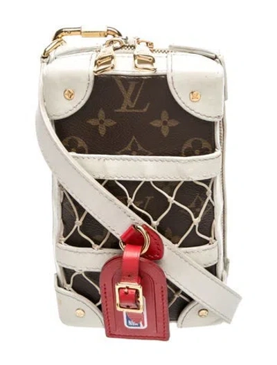 Pre-owned Louis Vuitton X Nba Lv Monogram Minaudière In Brown